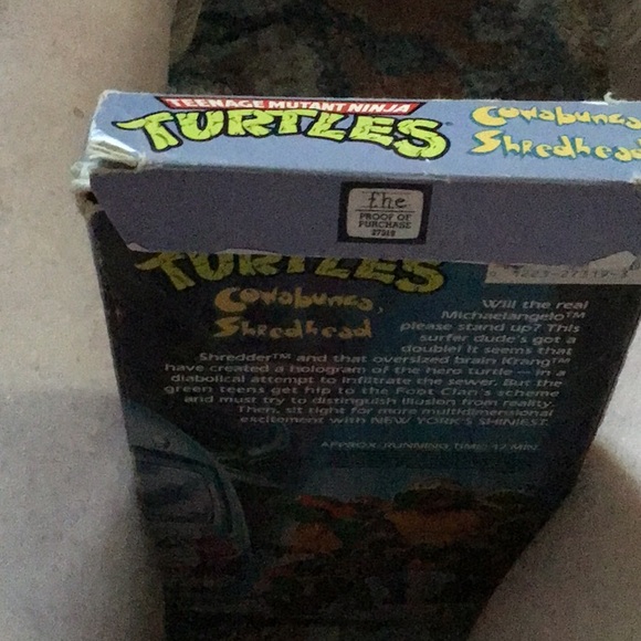 VHS Tape Teenage Mutant Ninja Turtles - Picture 4 of 4